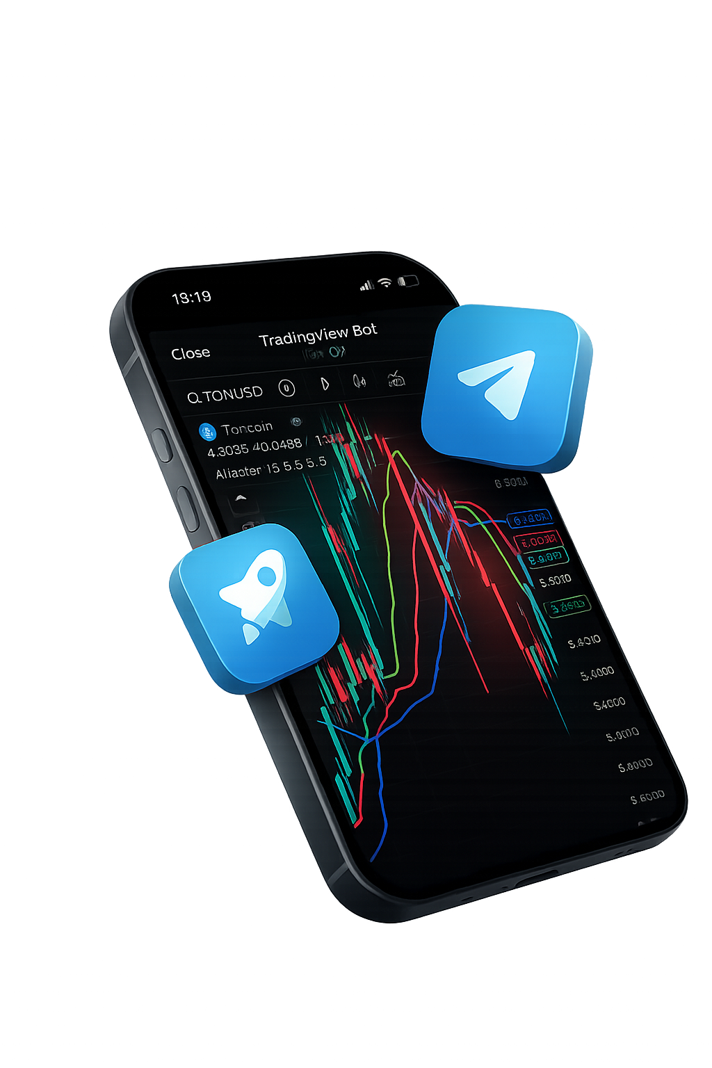 Market Flow Telegram mobile preview